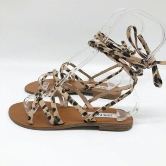 STEVE MADDEN Carmen Strappy Ankle Wrap Sandal - Picture 5 of 7